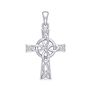 The Celtic Four Point Knot Cross Pendant TPD5877 - Jewelry
